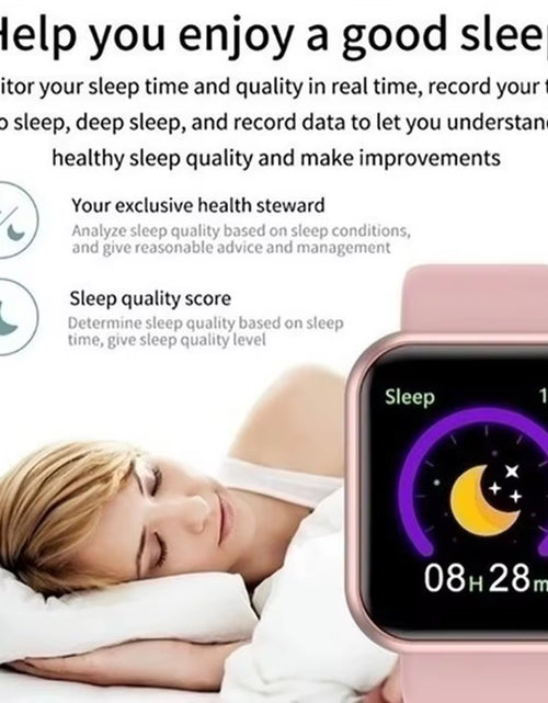 Load image into Gallery viewer, Multifunctional Smart Watch Men Women Bluetooth Connected Phone Music Fitness Sports Bracelet Sleep Monitor Y68 Smartwatch D20
