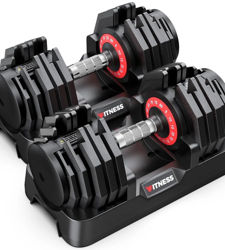 160Lb(80Lbs*2) Adjustable Dumbbells Set,16 in 1 Quick-Select 5-80Lbs Weight Adjustable Dumbbells for Full Body Home Workout