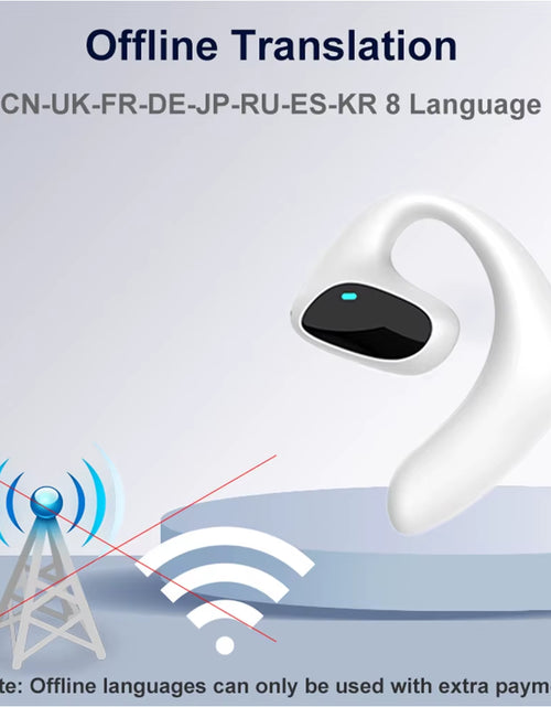Load image into Gallery viewer, M8 Language Translator Earbuds Smart 144 Languages High Accuracy Wireless Bluetooth Two Way Translator Device
