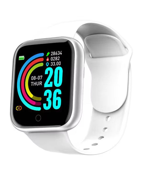 Load image into Gallery viewer, Multifunctional Smart Watch Men Women Bluetooth Connected Phone Music Fitness Sports Bracelet Sleep Monitor Y68 Smartwatch D20
