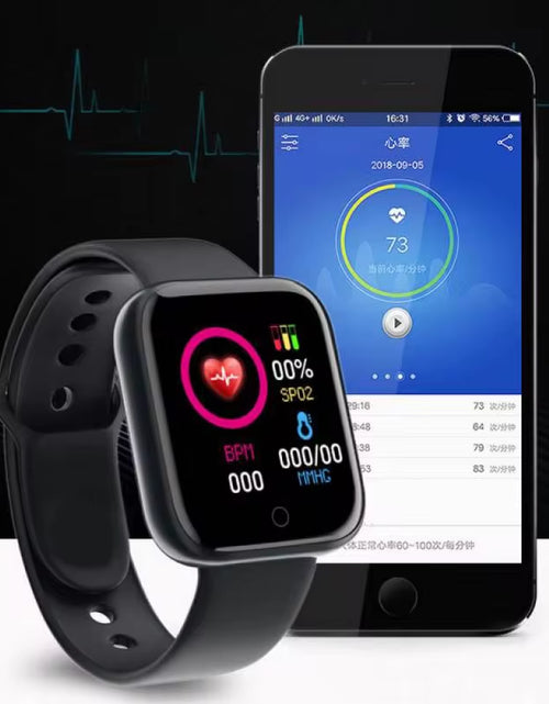 Load image into Gallery viewer, Multifunctional Smart Watch Men Women Bluetooth Connected Phone Music Fitness Sports Bracelet Sleep Monitor Y68 Smartwatch D20
