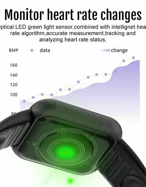 Load image into Gallery viewer, Multifunctional Smart Watch Men Women Bluetooth Connected Phone Music Fitness Sports Bracelet Sleep Monitor Y68 Smartwatch D20
