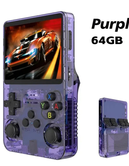 Load image into Gallery viewer, R36S ARKOS Retro Handheld Video Game Console Genuine 3.5 Inch IPS Multiple Colors Are Available Screen Portable Player 64GB Game
