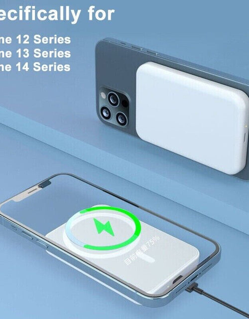 Load image into Gallery viewer, 10000Mah Power Bank Magnetic Battery Pack Wireless Charger
