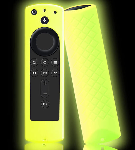 Covers for All-New Alexa Voice Remote for Fire TV Stick 4K, Fire TV Stick (2Nd Gen), Fire TV (3Rd Gen) Shockproof Protective Silicone Case - Chartreus