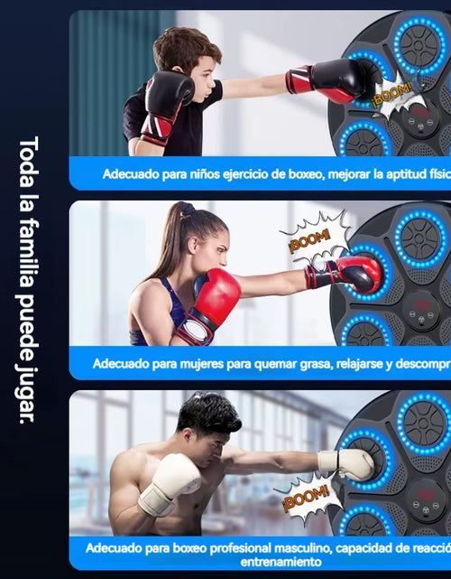 Load image into Gallery viewer, New Music Boxing Machine Smart Bluetooth Wall Mounted Music Boxing Trainer Gym Home Electronic Boxing Target Punching Equipment
