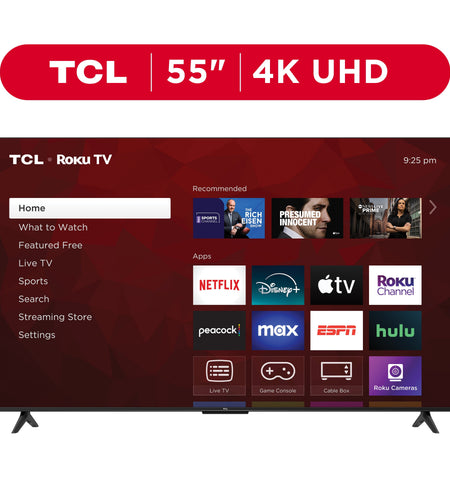 55” Class S4 (55S451) 4K UHD HDR Smart TV with Roku TV