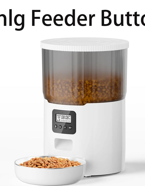 Load image into Gallery viewer, 4L Pet Feeder Tuya WIFI Automatic Dog Food Dispenser Smart Cat Feeder 2L Cat Automatic Drinking Fountain Dog Water Feeder
