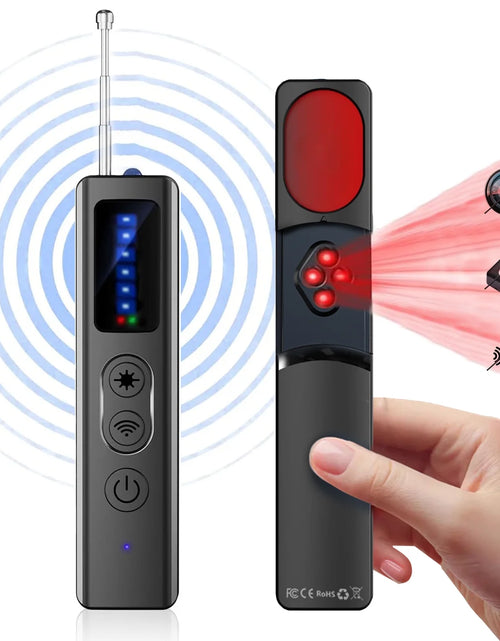 Load image into Gallery viewer, Hidden Camera Detector, Portable Listening/Gps Tracker Detector, Hidden Devices Detector, RF Wireless Signal Scanner for Home Office Travel, Camera Finder Device Detector
