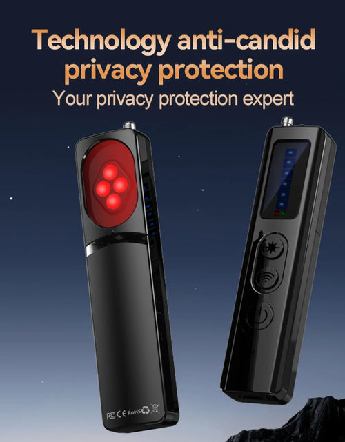 Load image into Gallery viewer, Hidden Camera Detector, Portable Listening/Gps Tracker Detector, Hidden Devices Detector, RF Wireless Signal Scanner for Home Office Travel, Camera Finder Device Detector
